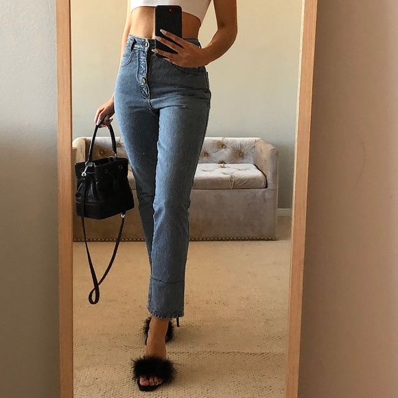 Rare Vintage High-Waisted Jeans by GET USED - Picture 4 of 9